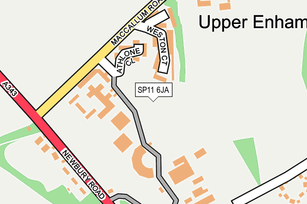 SP11 6JA map - OS OpenMap – Local (Ordnance Survey) SP11 6JA map - OS OpenMap – Local (Ordnance Survey)