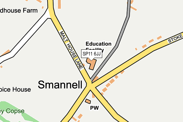 SP11 6JJ map - OS OpenMap – Local (Ordnance Survey) SP11 6JJ map - OS OpenMap – Local (Ordnance Survey)