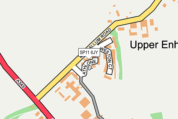 SP11 6JY map - OS OpenMap – Local (Ordnance Survey) SP11 6JY map - OS OpenMap – Local (Ordnance Survey)