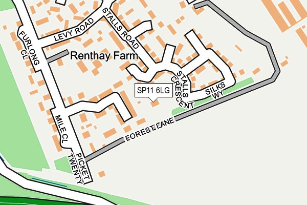 SP11 6LG map - OS OpenMap – Local (Ordnance Survey) SP11 6LG map - OS OpenMap – Local (Ordnance Survey)