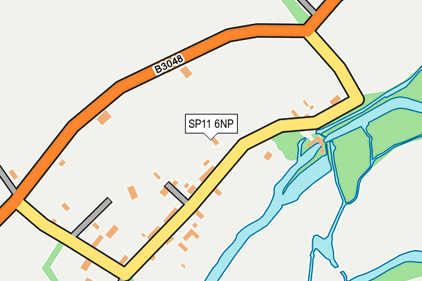 SP11 6NP map - OS OpenMap – Local (Ordnance Survey) SP11 6NP map - OS OpenMap – Local (Ordnance Survey)