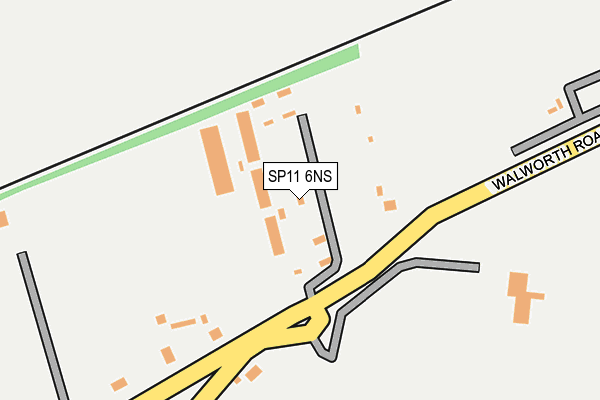 SP11 6NS map - OS OpenMap – Local (Ordnance Survey) SP11 6NS map - OS OpenMap – Local (Ordnance Survey)