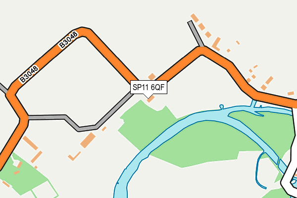 SP11 6QF map - OS OpenMap – Local (Ordnance Survey) SP11 6QF map - OS OpenMap – Local (Ordnance Survey)