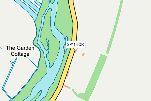 SP11 6QR map - OS OpenMap – Local (Ordnance Survey) SP11 6QR map - OS OpenMap – Local (Ordnance Survey)