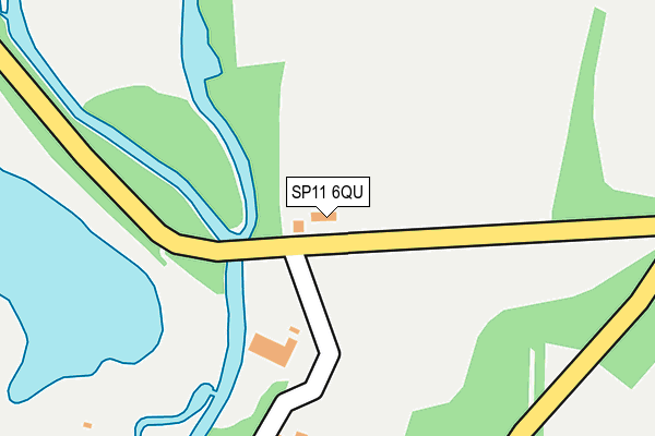 SP11 6QU map - OS OpenMap – Local (Ordnance Survey) SP11 6QU map - OS OpenMap – Local (Ordnance Survey)