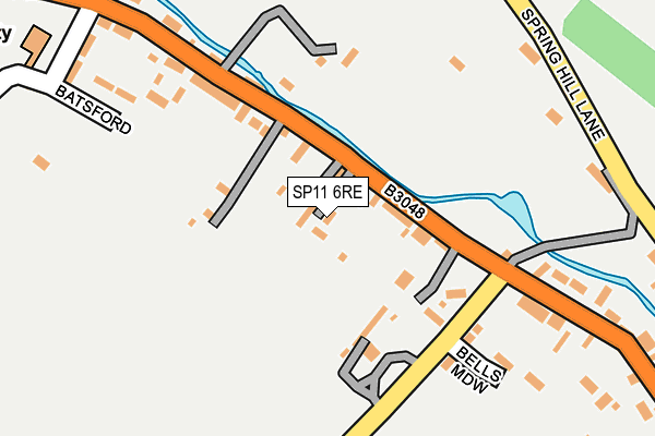SP11 6RE map - OS OpenMap – Local (Ordnance Survey) SP11 6RE map - OS OpenMap – Local (Ordnance Survey)