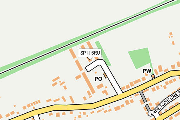 SP11 6RU map - OS OpenMap – Local (Ordnance Survey) SP11 6RU map - OS OpenMap – Local (Ordnance Survey)