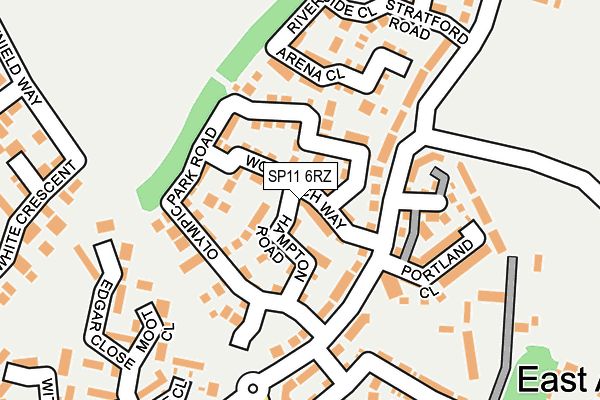 SP11 6RZ map - OS OpenMap – Local (Ordnance Survey) SP11 6RZ map - OS OpenMap – Local (Ordnance Survey)