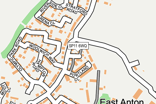 SP11 6WQ map - OS OpenMap – Local (Ordnance Survey) SP11 6WQ map - OS OpenMap – Local (Ordnance Survey)
