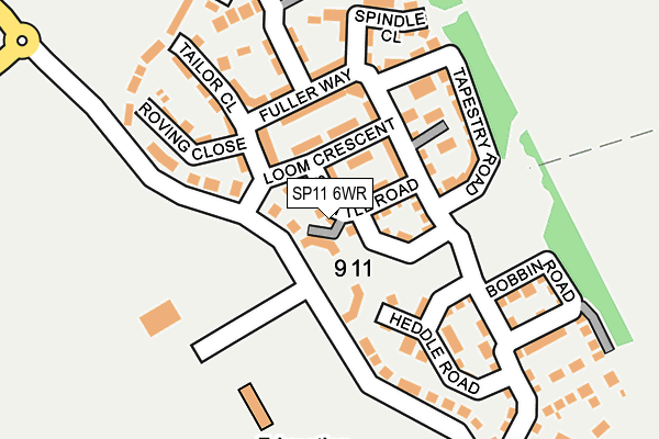 SP11 6WR map - OS OpenMap – Local (Ordnance Survey) SP11 6WR map - OS OpenMap – Local (Ordnance Survey)