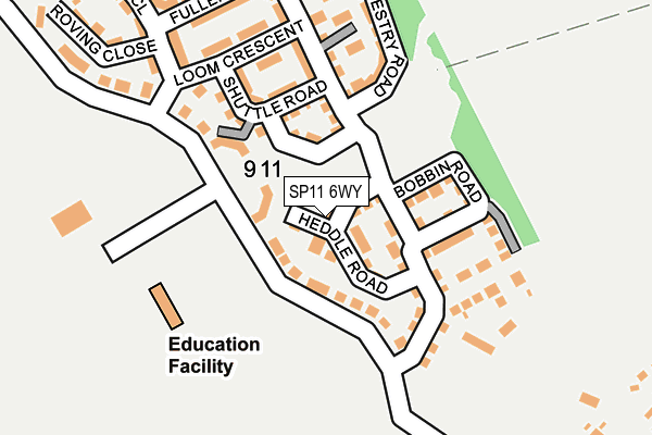 SP11 6WY map - OS OpenMap – Local (Ordnance Survey) SP11 6WY map - OS OpenMap – Local (Ordnance Survey)