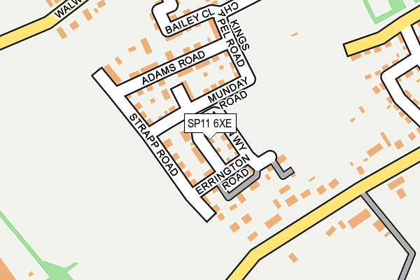 SP11 6XE map - OS OpenMap – Local (Ordnance Survey) SP11 6XE map - OS OpenMap – Local (Ordnance Survey)