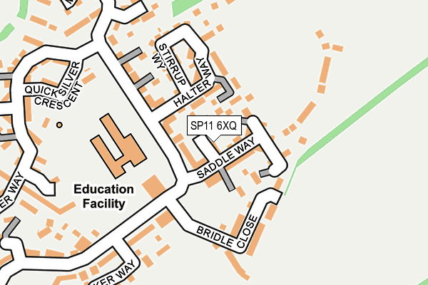 SP11 6XQ map - OS OpenMap – Local (Ordnance Survey) SP11 6XQ map - OS OpenMap – Local (Ordnance Survey)