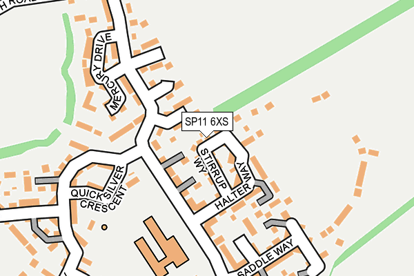 SP11 6XS map - OS OpenMap – Local (Ordnance Survey) SP11 6XS map - OS OpenMap – Local (Ordnance Survey)