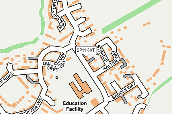 SP11 6XT map - OS OpenMap – Local (Ordnance Survey) SP11 6XT map - OS OpenMap – Local (Ordnance Survey)