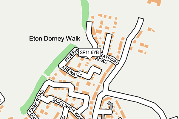 SP11 6YB map - OS OpenMap – Local (Ordnance Survey) SP11 6YB map - OS OpenMap – Local (Ordnance Survey)