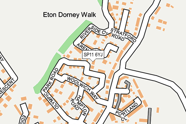 SP11 6YJ map - OS OpenMap – Local (Ordnance Survey) SP11 6YJ map - OS OpenMap – Local (Ordnance Survey)