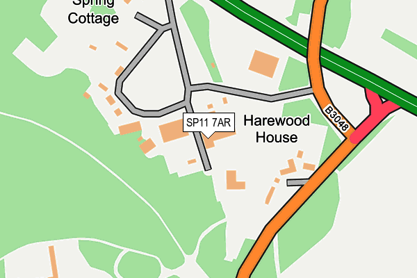 SP11 7AR map - OS OpenMap – Local (Ordnance Survey) SP11 7AR map - OS OpenMap – Local (Ordnance Survey)