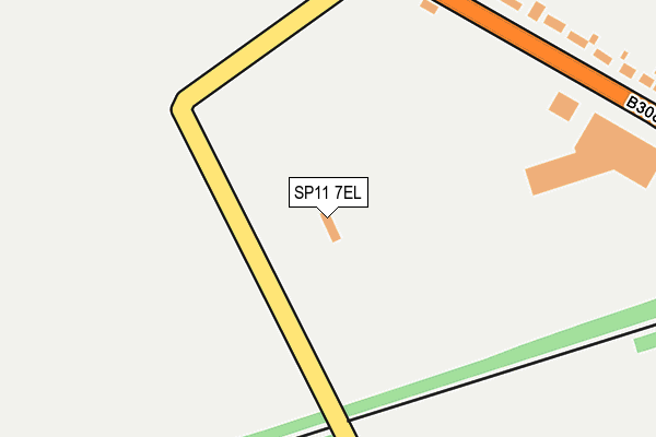 SP11 7EL map - OS OpenMap – Local (Ordnance Survey) SP11 7EL map - OS OpenMap – Local (Ordnance Survey)