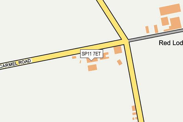 SP11 7ET map - OS OpenMap – Local (Ordnance Survey) SP11 7ET map - OS OpenMap – Local (Ordnance Survey)