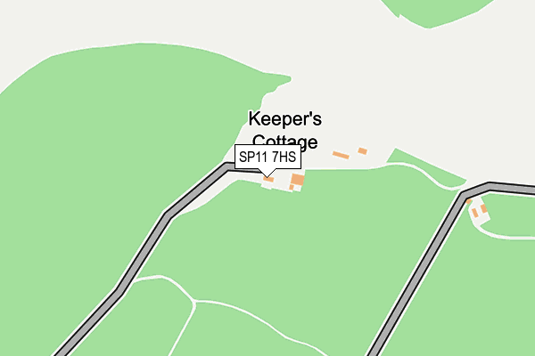 SP11 7HS map - OS OpenMap – Local (Ordnance Survey) SP11 7HS map - OS OpenMap – Local (Ordnance Survey)