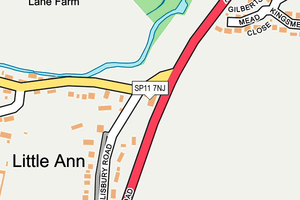 SP11 7NJ map - OS OpenMap – Local (Ordnance Survey) SP11 7NJ map - OS OpenMap – Local (Ordnance Survey)