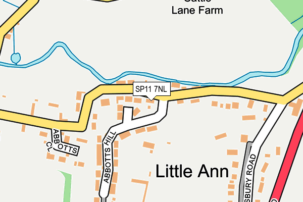 SP11 7NL map - OS OpenMap – Local (Ordnance Survey) SP11 7NL map - OS OpenMap – Local (Ordnance Survey)