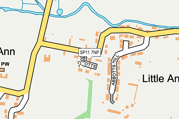 SP11 7NP map - OS OpenMap – Local (Ordnance Survey) SP11 7NP map - OS OpenMap – Local (Ordnance Survey)