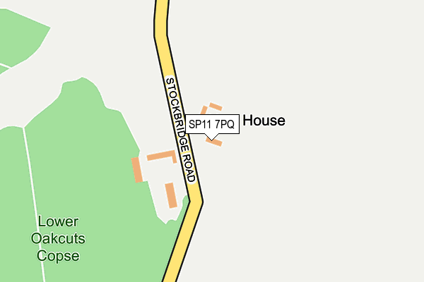 SP11 7PQ map - OS OpenMap – Local (Ordnance Survey) SP11 7PQ map - OS OpenMap – Local (Ordnance Survey)