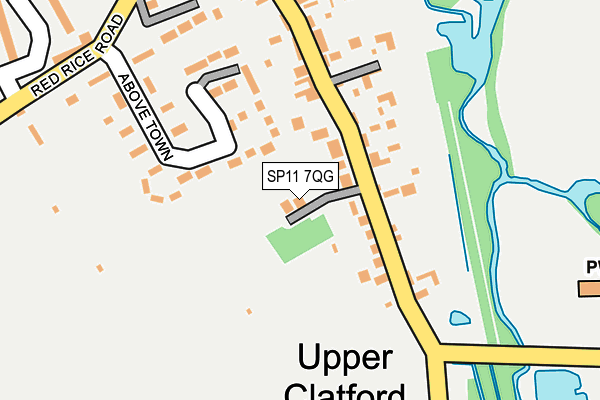 SP11 7QG map - OS OpenMap – Local (Ordnance Survey) SP11 7QG map - OS OpenMap – Local (Ordnance Survey)