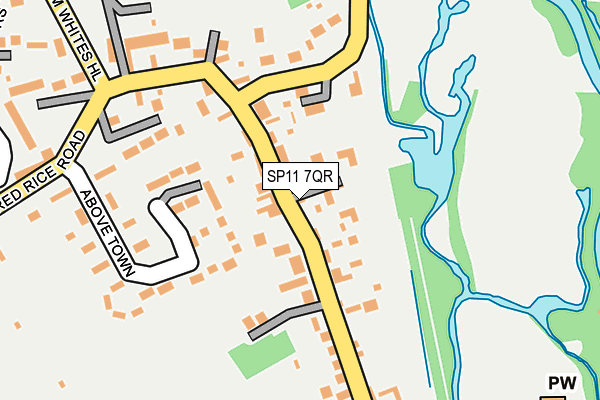 SP11 7QR map - OS OpenMap – Local (Ordnance Survey) SP11 7QR map - OS OpenMap – Local (Ordnance Survey)