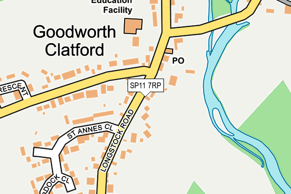 SP11 7RP map - OS OpenMap – Local (Ordnance Survey) SP11 7RP map - OS OpenMap – Local (Ordnance Survey)