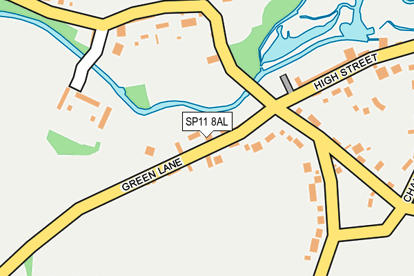 SP11 8AL map - OS OpenMap – Local (Ordnance Survey) SP11 8AL map - OS OpenMap – Local (Ordnance Survey)
