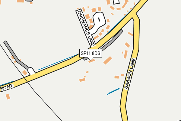 SP11 8DS map - OS OpenMap – Local (Ordnance Survey) SP11 8DS map - OS OpenMap – Local (Ordnance Survey)