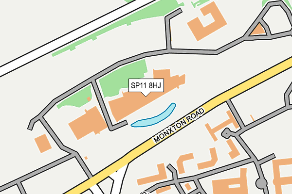 SP11 8HJ map - OS OpenMap – Local (Ordnance Survey) SP11 8HJ map - OS OpenMap – Local (Ordnance Survey)