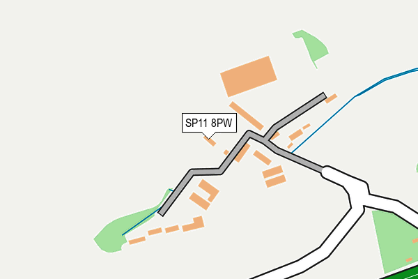 SP11 8PW map - OS OpenMap – Local (Ordnance Survey) SP11 8PW map - OS OpenMap – Local (Ordnance Survey)