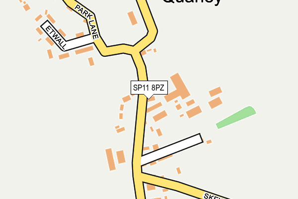 SP11 8PZ map - OS OpenMap – Local (Ordnance Survey) SP11 8PZ map - OS OpenMap – Local (Ordnance Survey)