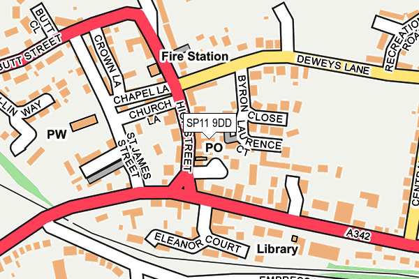 SP11 9DD map - OS OpenMap – Local (Ordnance Survey) SP11 9DD map - OS OpenMap – Local (Ordnance Survey)