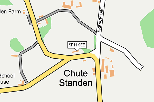 SP11 9EE map - OS OpenMap – Local (Ordnance Survey) SP11 9EE map - OS OpenMap – Local (Ordnance Survey)