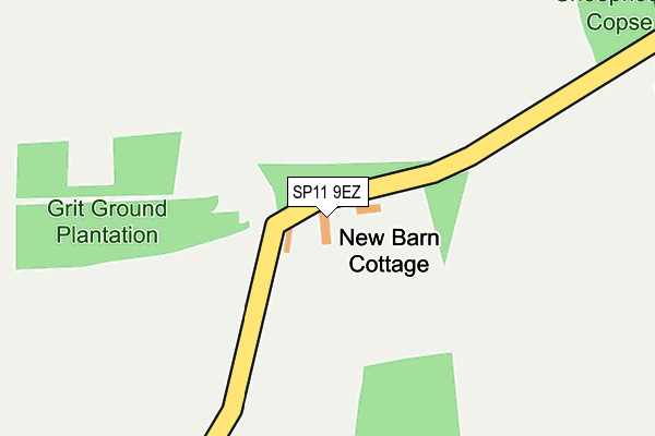 SP11 9EZ map - OS OpenMap – Local (Ordnance Survey) SP11 9EZ map - OS OpenMap – Local (Ordnance Survey)