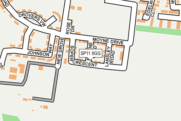SP11 9GG map - OS OpenMap – Local (Ordnance Survey) SP11 9GG map - OS OpenMap – Local (Ordnance Survey)