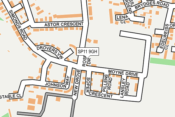SP11 9GH map - OS OpenMap – Local (Ordnance Survey) SP11 9GH map - OS OpenMap – Local (Ordnance Survey)