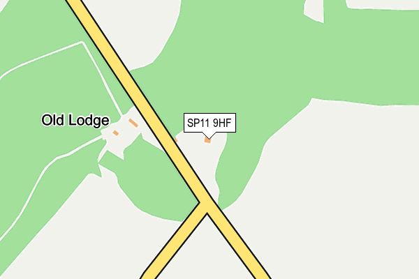 SP11 9HF map - OS OpenMap – Local (Ordnance Survey) SP11 9HF map - OS OpenMap – Local (Ordnance Survey)