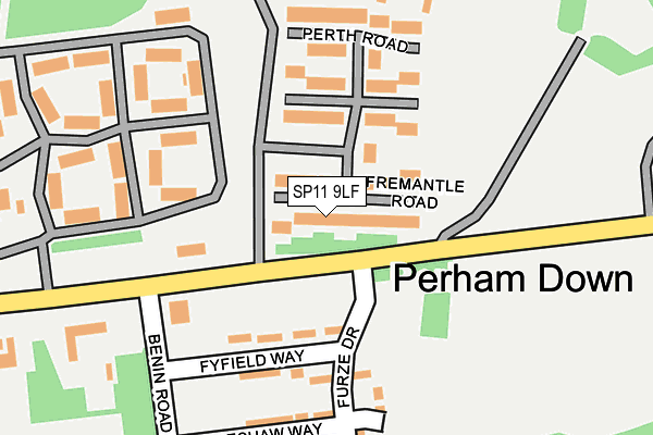 SP11 9LF map - OS OpenMap – Local (Ordnance Survey) SP11 9LF map - OS OpenMap – Local (Ordnance Survey)