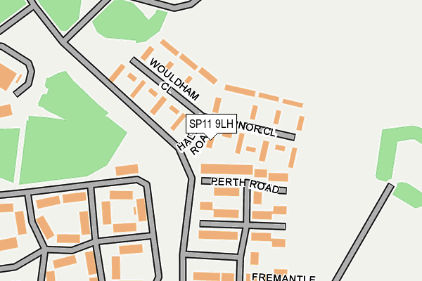 SP11 9LH map - OS OpenMap – Local (Ordnance Survey) SP11 9LH map - OS OpenMap – Local (Ordnance Survey)