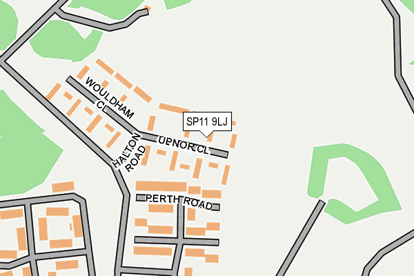 SP11 9LJ map - OS OpenMap – Local (Ordnance Survey) SP11 9LJ map - OS OpenMap – Local (Ordnance Survey)