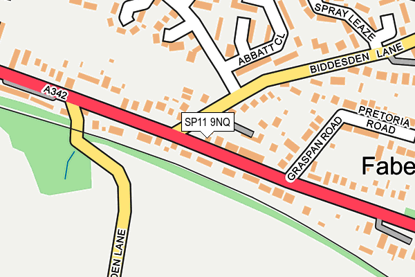 SP11 9NQ map - OS OpenMap – Local (Ordnance Survey) SP11 9NQ map - OS OpenMap – Local (Ordnance Survey)