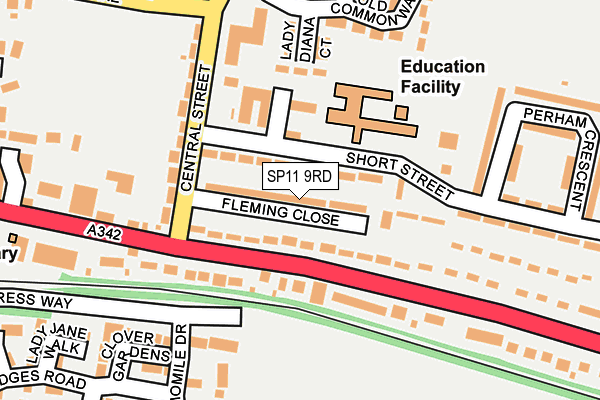 SP11 9RD map - OS OpenMap – Local (Ordnance Survey) SP11 9RD map - OS OpenMap – Local (Ordnance Survey)