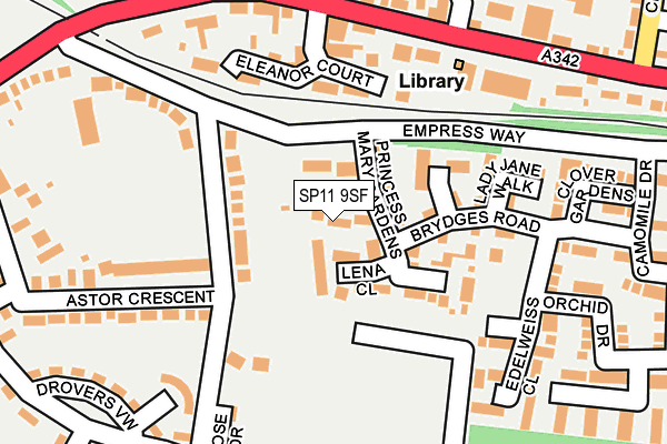 SP11 9SF map - OS OpenMap – Local (Ordnance Survey) SP11 9SF map - OS OpenMap – Local (Ordnance Survey)