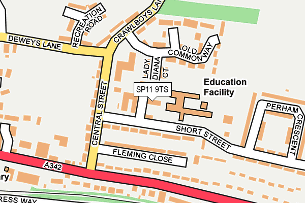 SP11 9TS map - OS OpenMap – Local (Ordnance Survey) SP11 9TS map - OS OpenMap – Local (Ordnance Survey)
